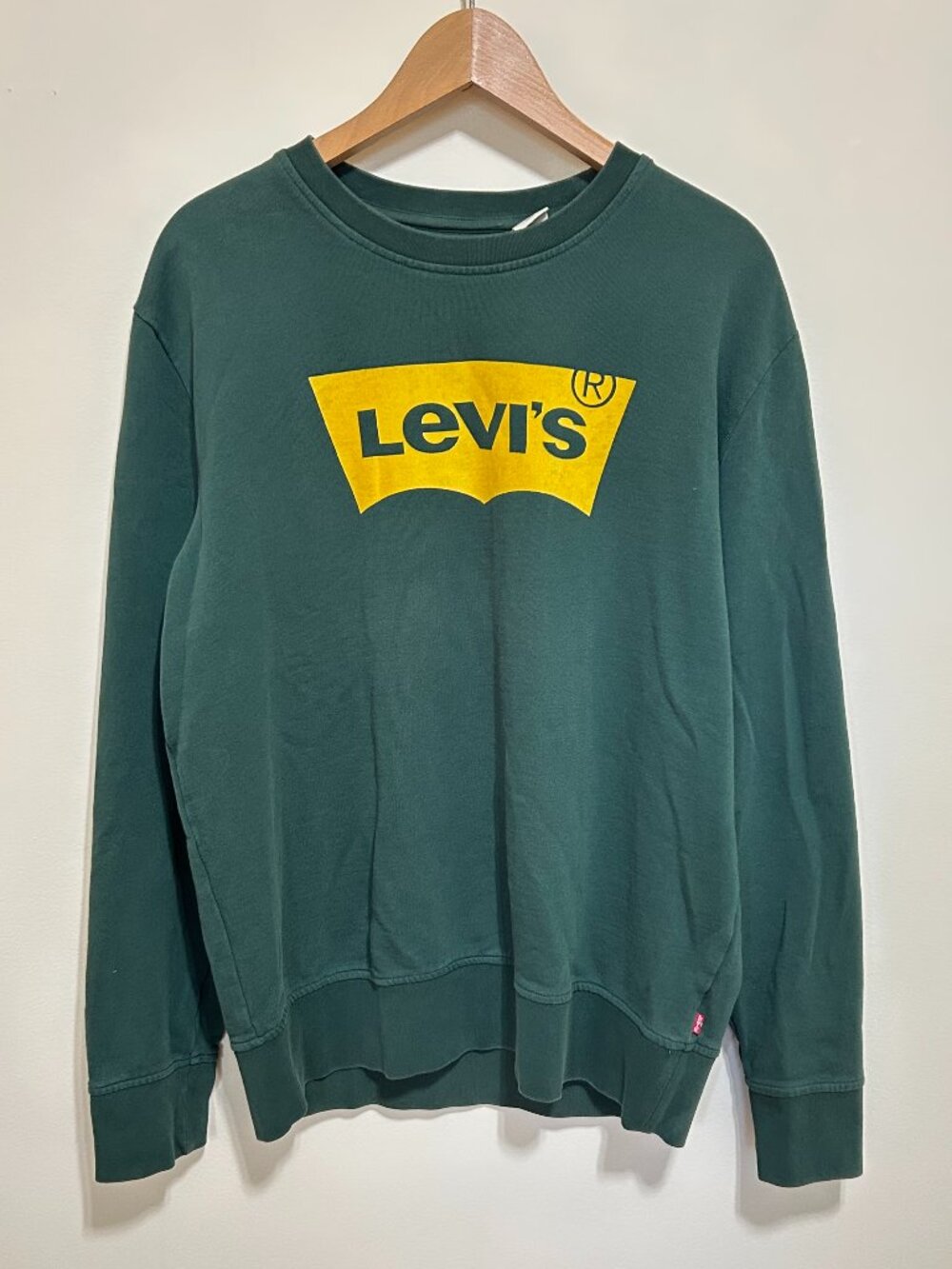 Levis Sweatshirt Green Unisex Size L